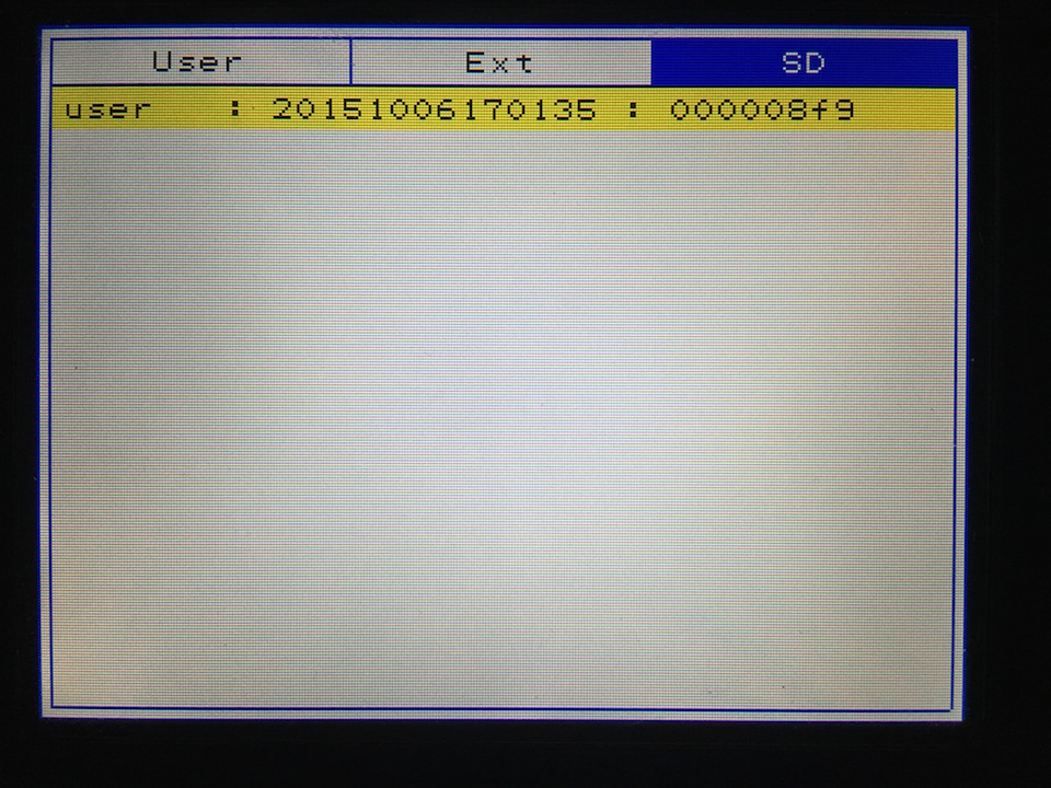 SaveDataFiler 界面 SD 页面