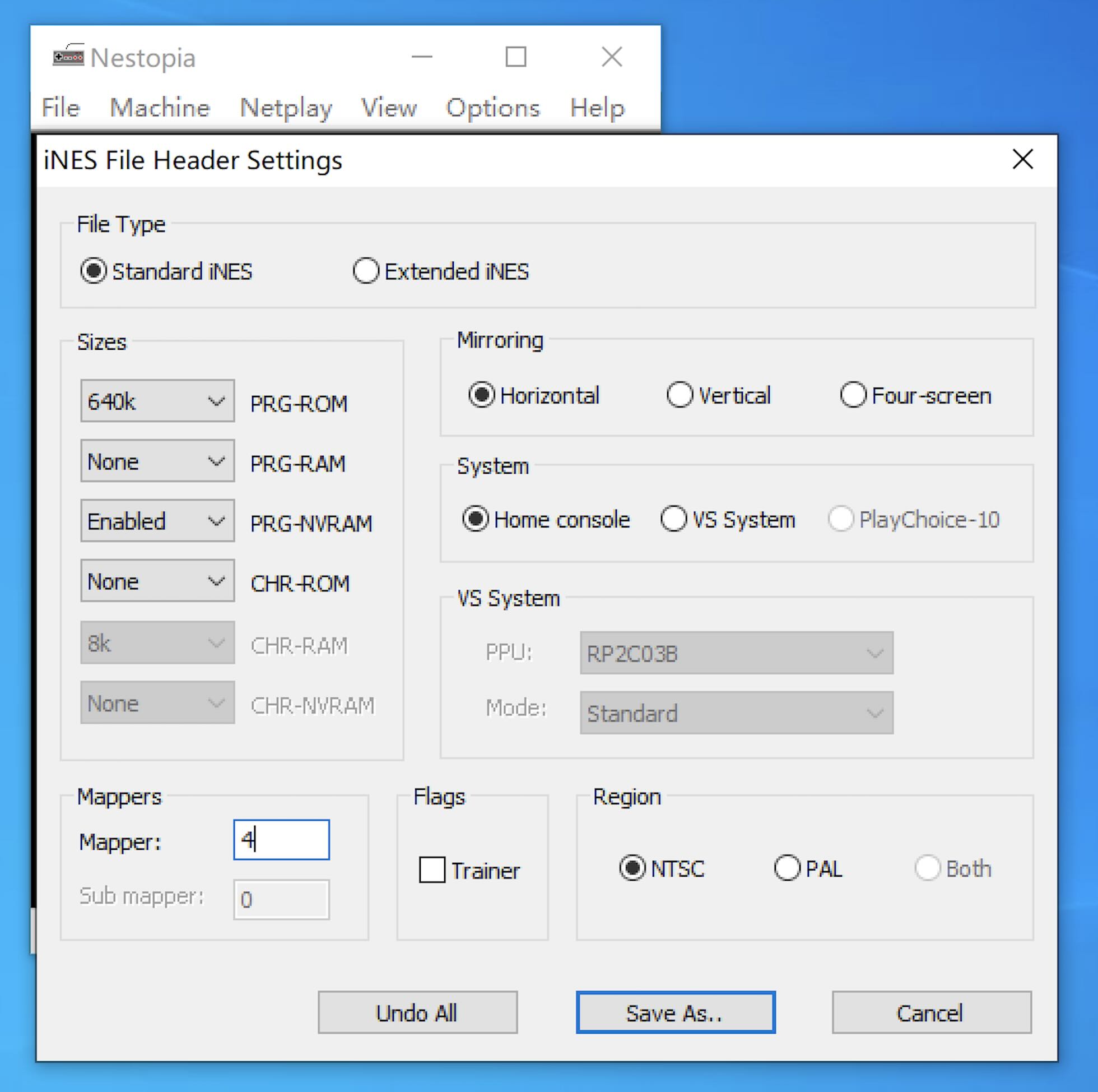 Nestopia 修改 mapper 步骤 2
